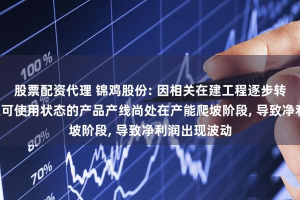 股票配资代理 锦鸡股份: 因相关在建工程逐步转固, 已达预定可使用状态的产品产线尚处在产能爬坡阶段, 导致净利润出现波动